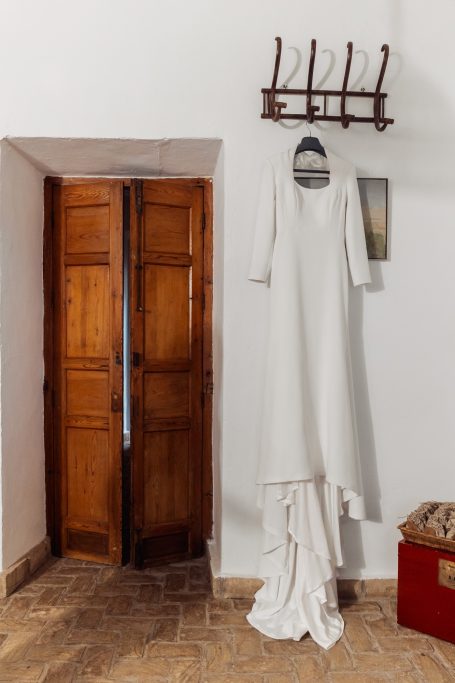 Vestido de Marta en Hacienda Villanueva del Pitamo, sevilla